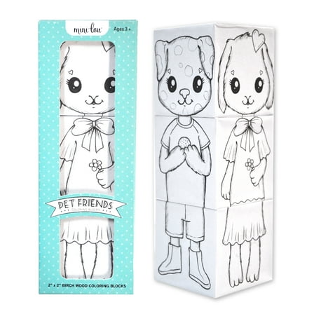 Pet Friends Coloring Block Set