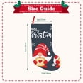 thumbnail image 3 of Picia Three Cute Christmas Gnomes for 18in Christmas Stockings, Xmas Stocking for Kids, Holiday and Family Stocking for Fireplace or Party Decoration, 3 of 7