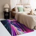thumbnail image 4 of Washable Rugs 2x3 Sports Car Rug & Home Decor - Front Door Mat Indoor Entrance, Boys Neon Rugs for Entryway, Non Slip Soft Small Area Rug, Cool Purple Race Car Carpet & Room Decorations Y-&103, 4 of 7