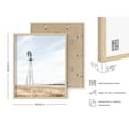 thumbnail image 3 of HAUS AND HUES Windmill Pictures Wall Decor - Farmhouse Pictures, Barn Pictures Wall Art, Western Pictures, Country Farm Scene Pictures Washed Windmill Art Print Individual (Framed Beige 16x20), 3 of 6