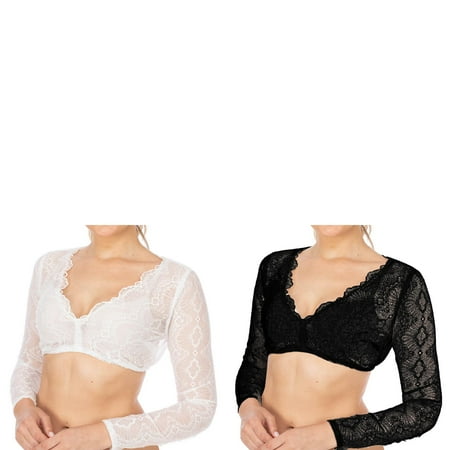 Wijhcboe 2 Pack Women Pants Lingerie for Women Set 1PC Underwire Lingerie Lace Vintage Lingerie for Women Garter Vest Women s Elegant Dirndl Blouse Black Dirndl Blouse Lace Blouse For Oktoberfest Li