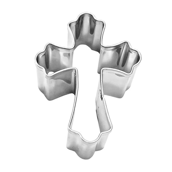 Mini Fancy Cross Cookie Cutter 1.75 inches H4001 - The Cookie Cutter Shop - Stainless Steel Cookie Cutter