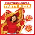 thumbnail image 3 of Cozy Concepts Co. Pizza Blanket by Relatable, Large 65” Cozy Fleece Throw Blanket, Funny Gag Gift, 3 of 6