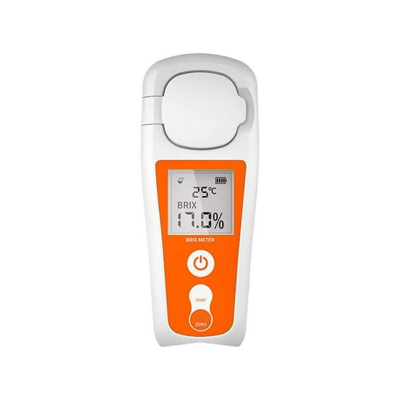 Digital Refractometer for Fruit Sugar Brix Measurement with High Accuracy and USB Rechargeable Battery