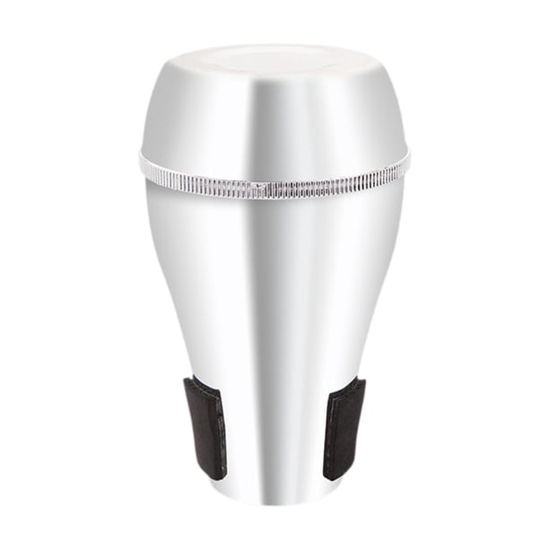 Trombón Sencillo Mute Bb Práctica Trombón Mute Fácil de Instalar Trombonas Sonoras para Los Músicos Principales Amantes de La Música Plata