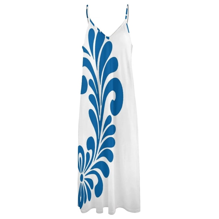 cider blue and white dress Summer Cider Embroidered Mini Dress | White | Womens