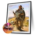 thumbnail image 2 of 5D DIY diamante pintura indios completo redondo taladro pared decoración hogar decoración regalo Likrtyny Arte deco, 2 of 8