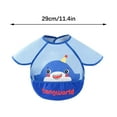 thumbnail image 2 of Fiudx Babero Antimanchas Sprout Baby, Diseño de Manga Larga con Recogedor de Comida, Tejido de Poliéster Fácil de Limpiar, Ideal para Comer y Actividades Al Aire Libre, Lavable a Máquina, Talla Única, 2 of 4