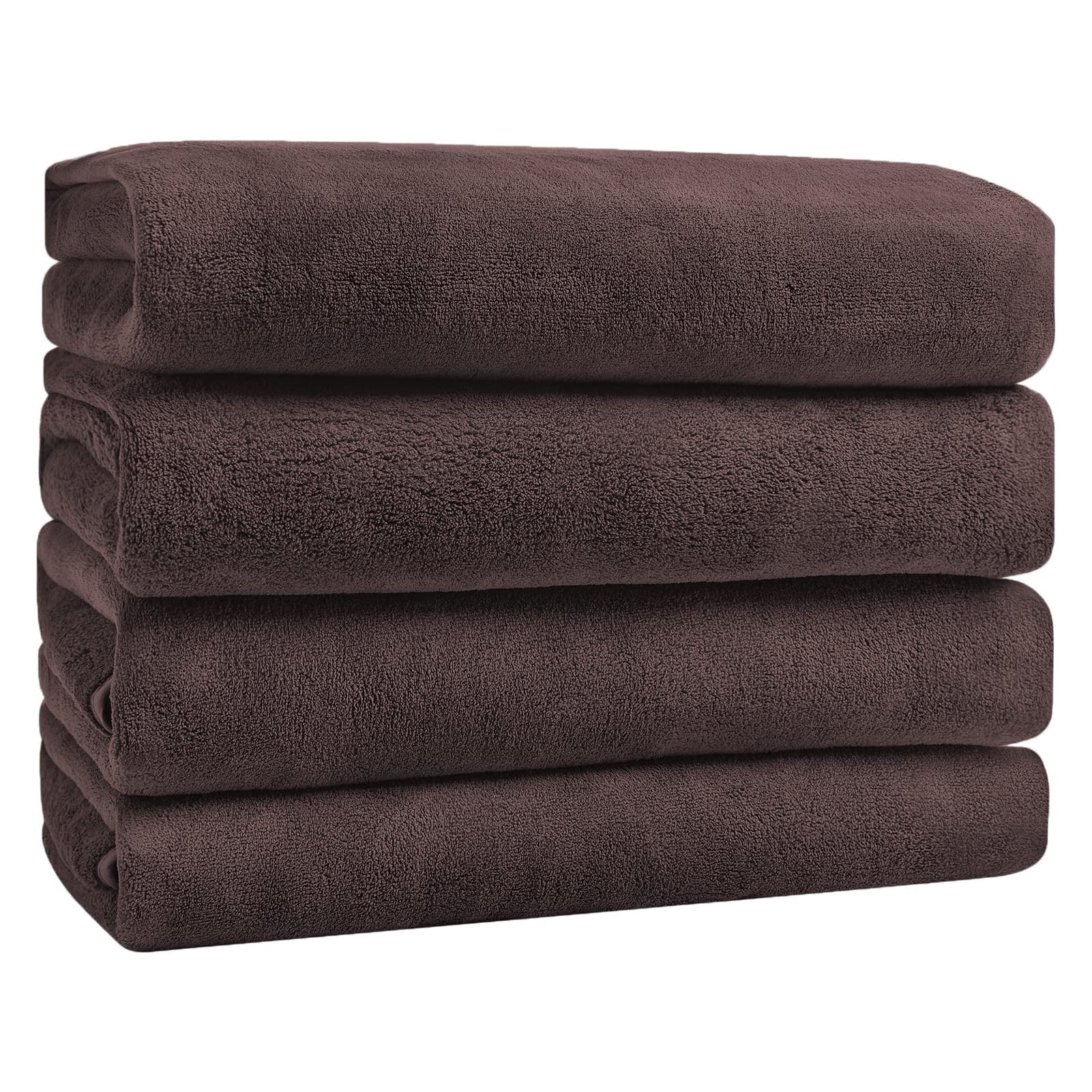 Graceaier Ultra Soft Bath Towel Set - Quick Drying -2 Bath Towels 2 Hand  Towels 2 Washcloths - Microfiber Coral Velvet Highly Absorbent Towel for  Bath Fitness, Bathroom, Sports, Yoga, Travel 