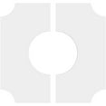 thumbnail image 4 of 12"OD x 5"ID x 7"C x 1"P Locke Architectural Grade PVC Contemporary Ceiling Medallion, Two Piece, 4 of 11