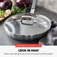 thumbnail image 5 of x Bobby Flay 12" Frying Pan with Glass Lid, Nonstick Ceramic, Induction Safe, Dishwasher & Oven Safe, 5 of 9