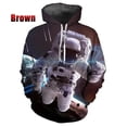 thumbnail image 3 of Nueva sudadera con capucha con estampado de astronauta divertido y a la moda para hombres y mujeres, sudadera informal de manga larga, chándal genial para hombre, 3 of 5