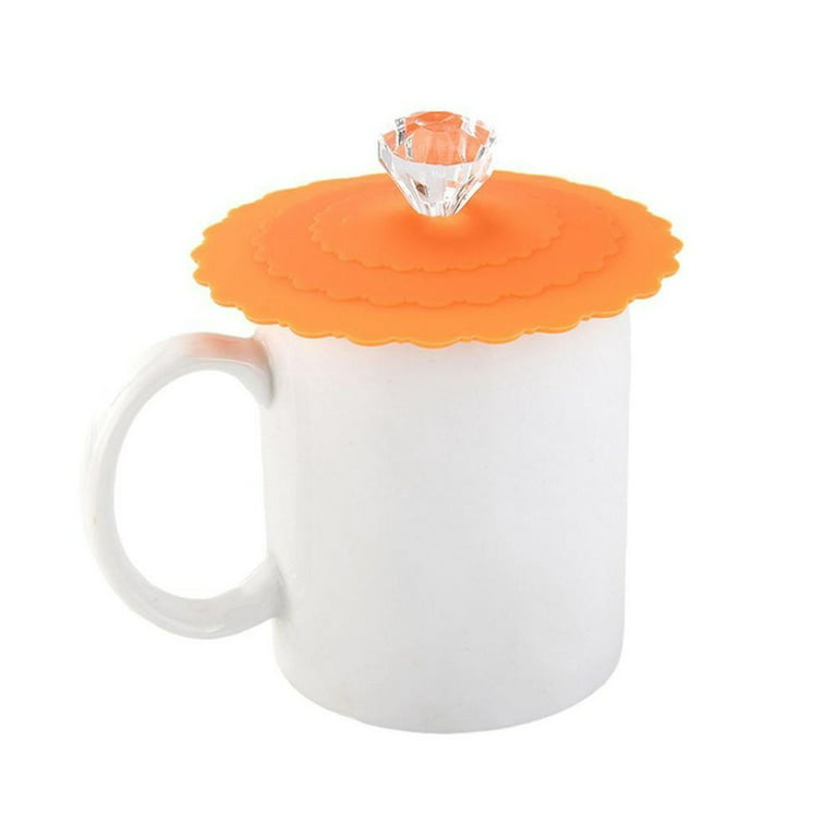  Drink Cup Lids, IPHOX Creative Diamond Mug Cover [Set