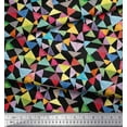 thumbnail image 3 of Soimoi Cotton Duck Fabric Triangle Geometric Fabric Prints by Yard 42 Inch Wide, 3 of 3