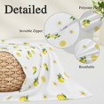 thumbnail image 3 of Cute Lemon Floral Throw Pillow Cover 16 x 24 Inch Decorative Pillow Cover Farmhouse Summer Fruits Lumbar Pillowcase Seasonal Rectangle Cushion Case for Couch Sofa Bed Living Room, 3 of 9