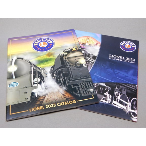 2023 Volume 1 & 2 Train Catalog Books Pages 2023V1&2