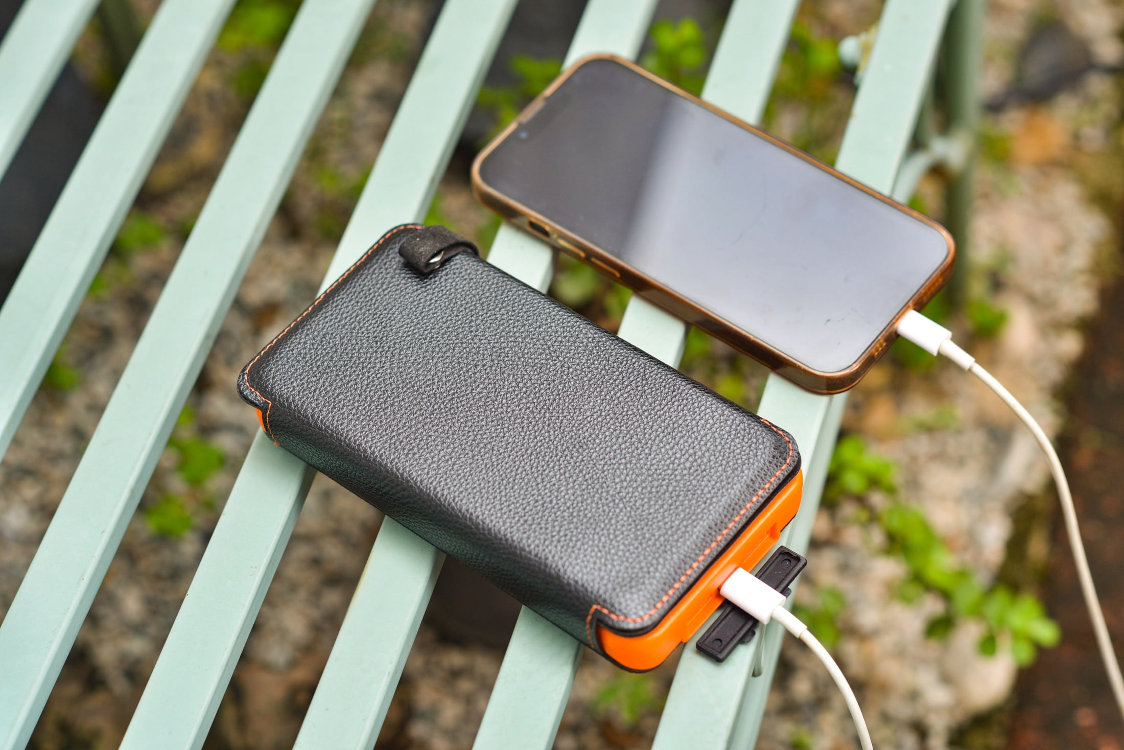 Solar Charger 20000mAh, Outdoor USB C Portable Power Bank with 4 Solar Panels, External Battery Pack with 2 USB Outputs Compatible with Smartphones, Tablets, etc.