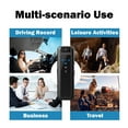 thumbnail image 2 of 1080P Mini Body Camera, Portable Pocket Video Camera, Back Clip Body Camera with Infrared Night Vision, 180° Rotatable Lens for Hiking Riding Running Travel Video Audio Recording, Black, 2 of 11