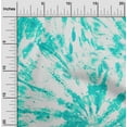 thumbnail image 2 of oneOone Polyester Spandex Aqua Blue Fabric Tie Dye Dress Material Fabric Print Fabric By The Yard 56 Inch Wide, 2 of 6