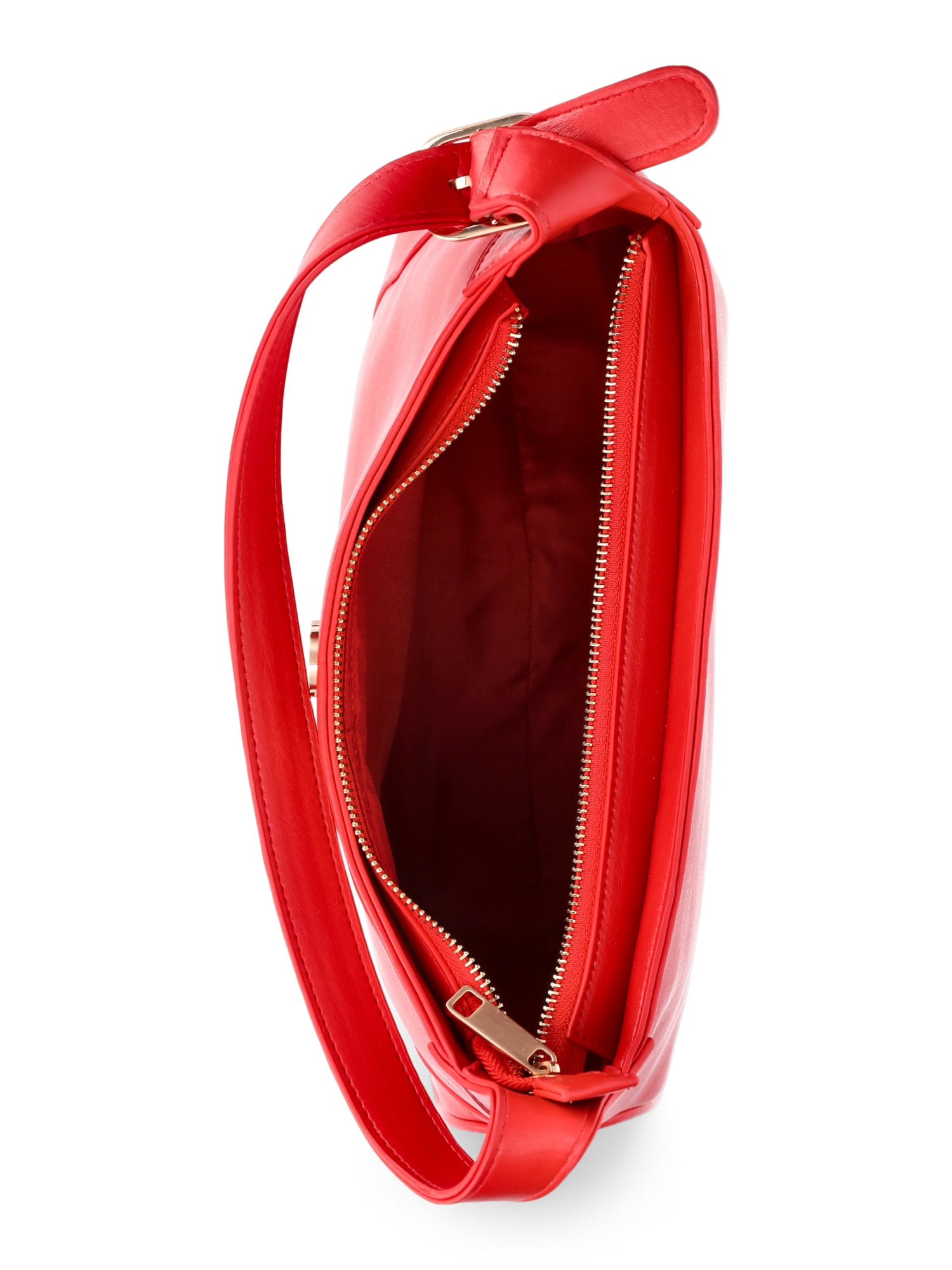 Time and Tru Women’s Nova Shoulder Bag, Fiesta Red