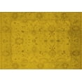 thumbnail image 1 of Ahgly Company Machine Washable Indoor Rectangle Oriental Yellow Traditional Area Rugs, 5' x 8', 1 of 4