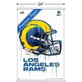 thumbnail image 2 of NFL Los Angeles Rams - Drip Helmet 20 Wall Poster, 14.725" x 22.375" Framed, 2 of 4