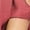 Red, variant on Women's Ombre Cold-Shoulder Short Sleeve Top - Casual Draped Blouse, Vibrant for Nights & Gatherings