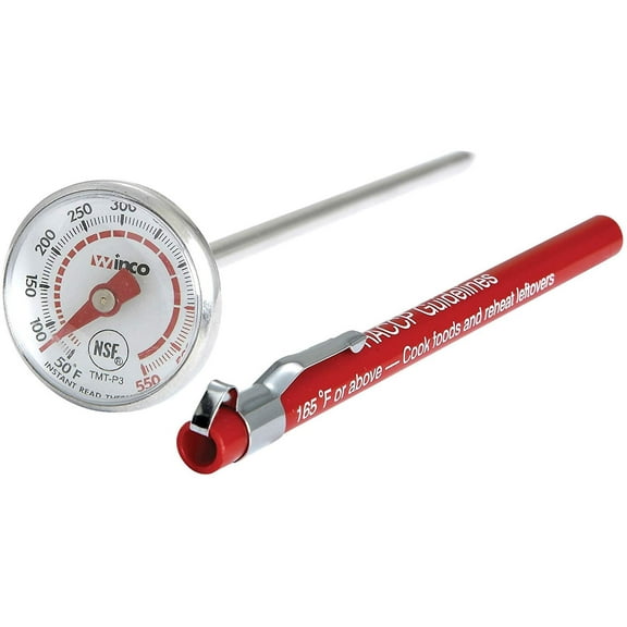 Winco Pocket Test Thermometer with 50 to 550-Degree Fahrenheit Temperature Range
