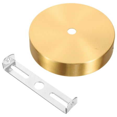 HOMEMAXS  Chandelier Mounting Plate Hallway Ceiling Light Fixtures Golden