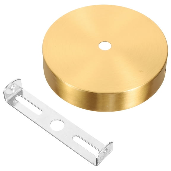 HOMEMAXS  Chandelier Mounting Plate Hallway Ceiling Light Fixtures Golden