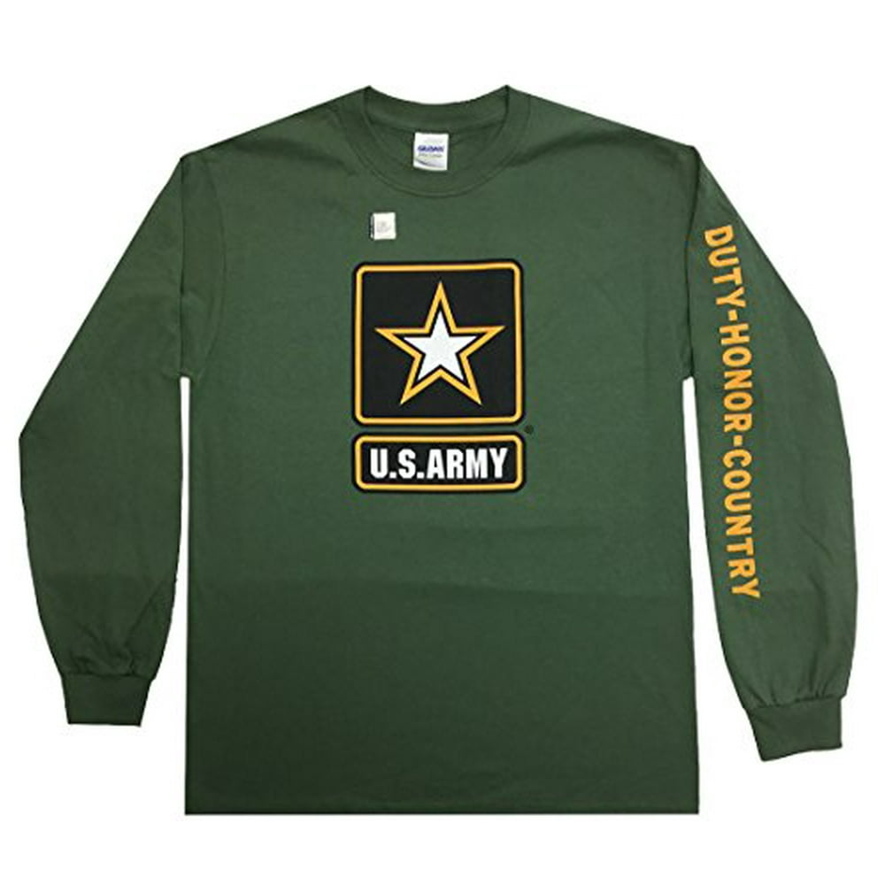Joe Blow - Joe Blow Men's Army Star Logo Long Sleeve Tee Shirt ...