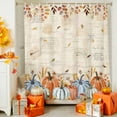 thumbnail image 5 of Shower Curtains for Bathroom-60"x72",Thanksgiving Pumpkin Autumn Eucalyptus Leaves Waterproof Bath Curtain Shower Curtain Set, 5 of 7