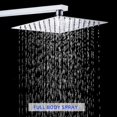 thumbnail image 3 of Juego de grifos de ducha Heable Chrome con ducha tipo lluvia de 20 cm, 3 of 7