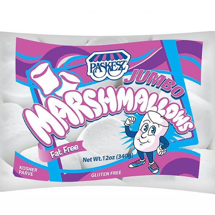 Kosher Jumbo Marshmallows (pack of 4)