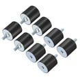 thumbnail image 1 of 8 Pack M8x23mm Thread Studs Rubber Shock 40x40mm Male Female 8 Pack M8 Lock Nuts, 1 of 6