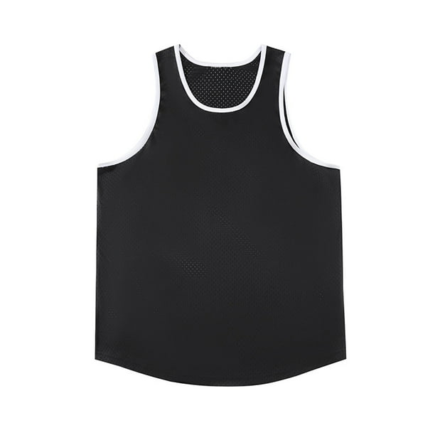 pstuiky Camisetas sin mangas, Camiseta deportiva de tirantes con cuello redondo, transpirable, informal, de color liso, para hombre Tops elegantes para mujer xxl