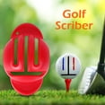 thumbnail image 4 of Sywqhk Pelota de golf Line Liner Marker Pen Marcas de alineación Herramienta Ayudas de entrenamiento (Rojo) Sywqhk Alta Calidad, 4 of 8