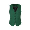 thumbnail image 2 of Chaleco de traje con cuello en V para hombre Chaleco delgado de algodón para las cuatro estaciones, 2 of 2