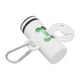 thumbnail image 5 of Dispensador de bolsas para excrementos de perros Dispensador de bolsas para excrementos de perros con mosquetón de metal y 1 rollo de bolsas para excrementos Caja para excrementos blanca y 1 rollo de, 5 of 12