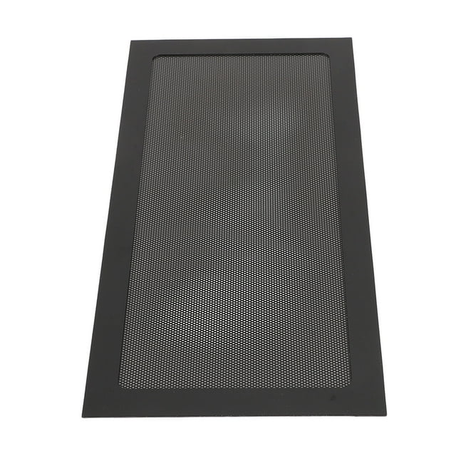 2 Filtros de Malla Antipolvo para Caja de ComputerAdora, Material de Pvc Duradero y Fácil de Instalar, Cubierta de Filtro A Prueba de Polvo para Caja de PC Negra para Ventilador