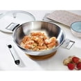 thumbnail image 3 of Cristel Casteline Removable Handle - 1.5 Qt Wok w/Lid, 3 of 8