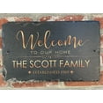 thumbnail image 4 of Beautifully Handcrafted and Customizable Slate Home Address Plaque (12”x8”, 12”x6”, 16"x10" or 18"x8") Improve the curb appeal of your property with this bespoke house sign., 4 of 7