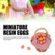 thumbnail image 5 of Cesta de Huevos en Miniatura, Cesta de Huevos de Casa de Muñecas Con Huevo Para Decorae de Casa de Muñecas, 5 of 7