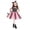 AB37 Pink, variant on Tisuna Girl'S Halloween Dress Graphic Print Sleeveless Suspender Dresses With Headband, Tail Comfortable Girls Halloween Theme Party Dress Size 6-7 Years Black