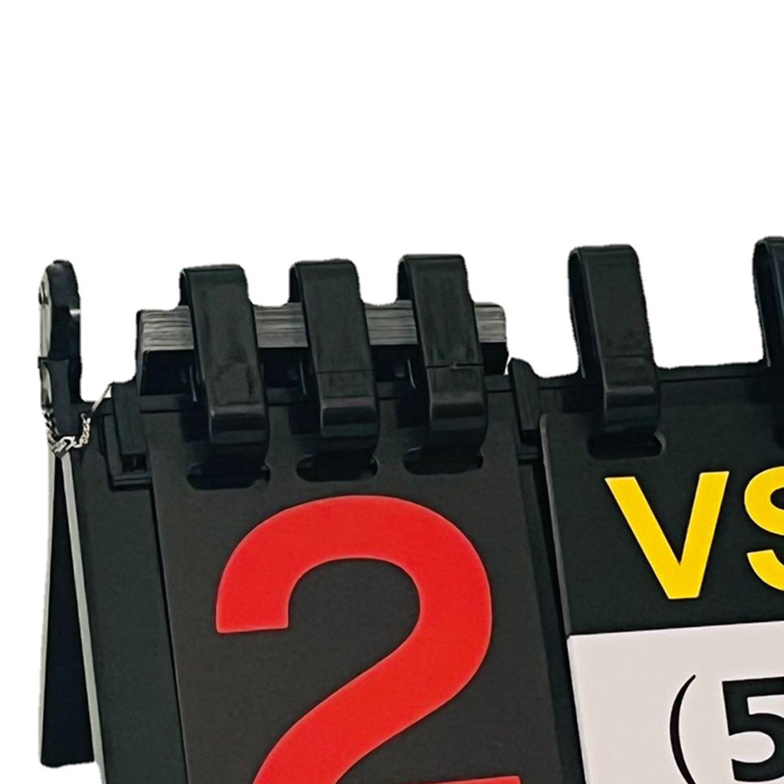 Tableau De Score Flip à Plaques Bleues Et Rouges - Pour Tennis De Table, Badminton, Basketball Et Autres Sports