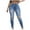 style-04 Blue, variant on Gubotare Jeans for Women Ripped Women's Mid-Rise Stretchy Skinny Jean (Blue,Size S)