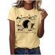 thumbnail image 1 of Mujeres Manga Corta de Verano Tops Pascua Impresa Cuello Redondo, Blusa de Moda Casual para la Primavera, 1 of 4