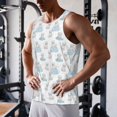 thumbnail image 5 of Pofeuu Playful Polar Bear Pals Print Men's Workout Tank Tops Sleeveless Muscle Gym Shirt Quick Dry-XX-Large, 5 of 7
