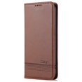 thumbnail image 2 of SaniMore for iPhone 14 Pro Max 6.7" PU Leather Case, Solid Color Magnetic Closure Flip Wallet Cover Built-in 3 Card Slots & Multi-Angle Kickstand Full Body Protective Shell, Brown, 2 of 8