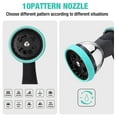 thumbnail image 2 of HAUSHOF 1/2" x 100 ft Retractable Garden Hose Reel with Automatic Rewind, 10-Pattern Spray Nozzle, Durable High-Pressure Hose, and 180° Swivel Bracket – Perfect for Watering Gardens, Cleaning Patios, 2 of 15
